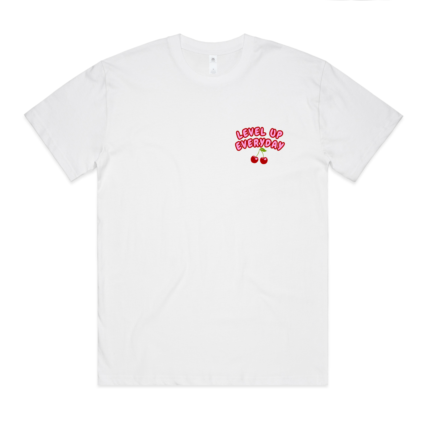 Level Up Everyday Cherry OS Tee